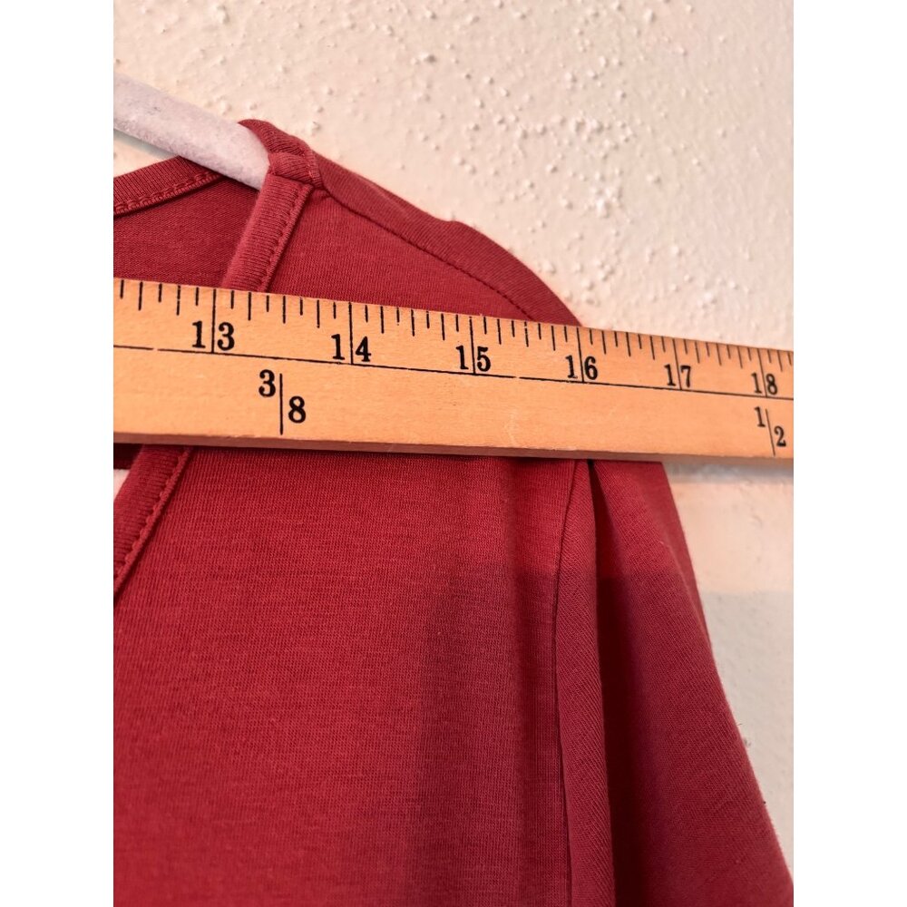Matilda Jane Joanna Gaines Country Drive Maxi Dress Rust Red 3/4 Sleeve Pockets - Picture 7 of 12